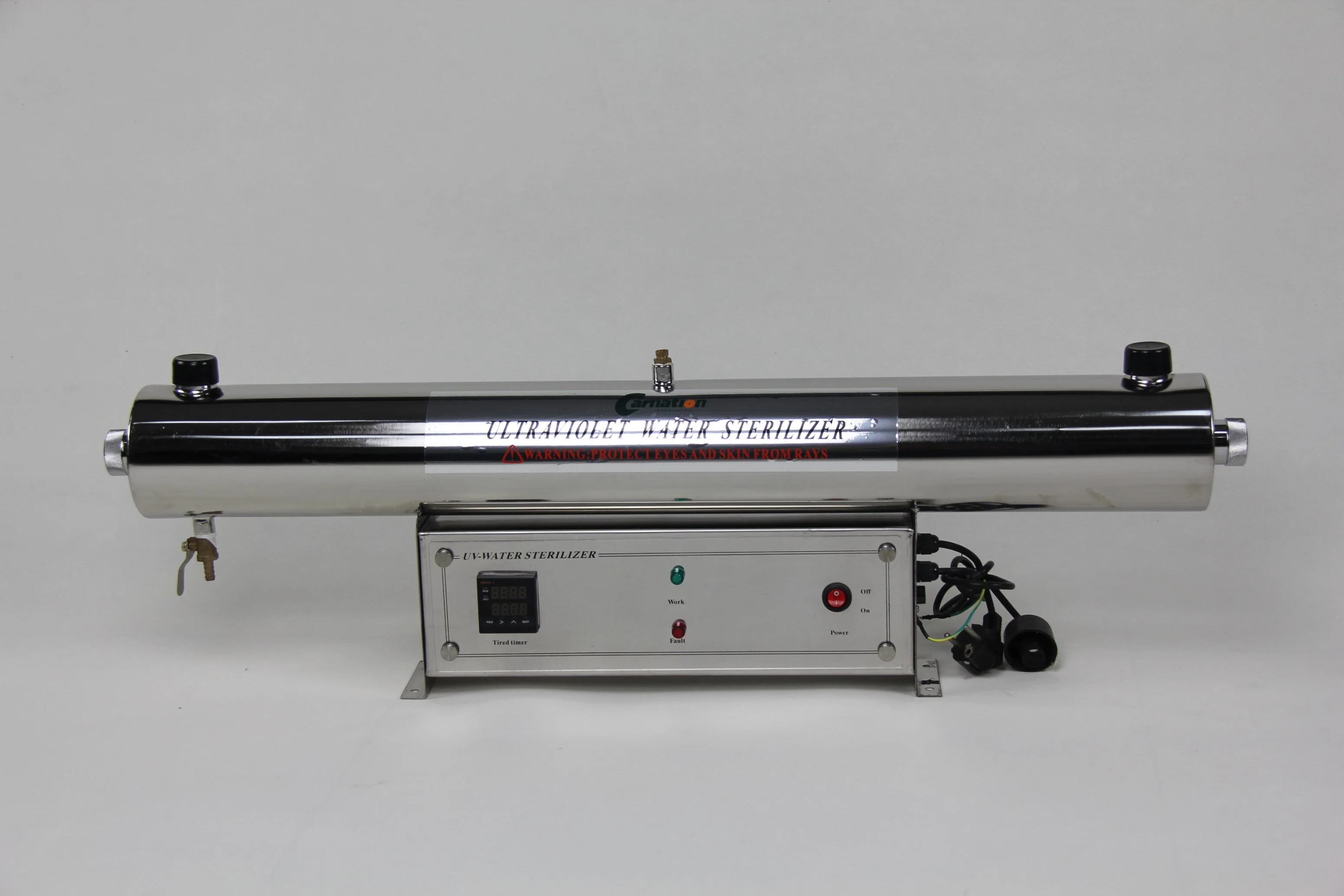 New Designed 8 Gpm Stainless Steel 30W-T UV Sterilizer for Water with Electronic Control Cabinet