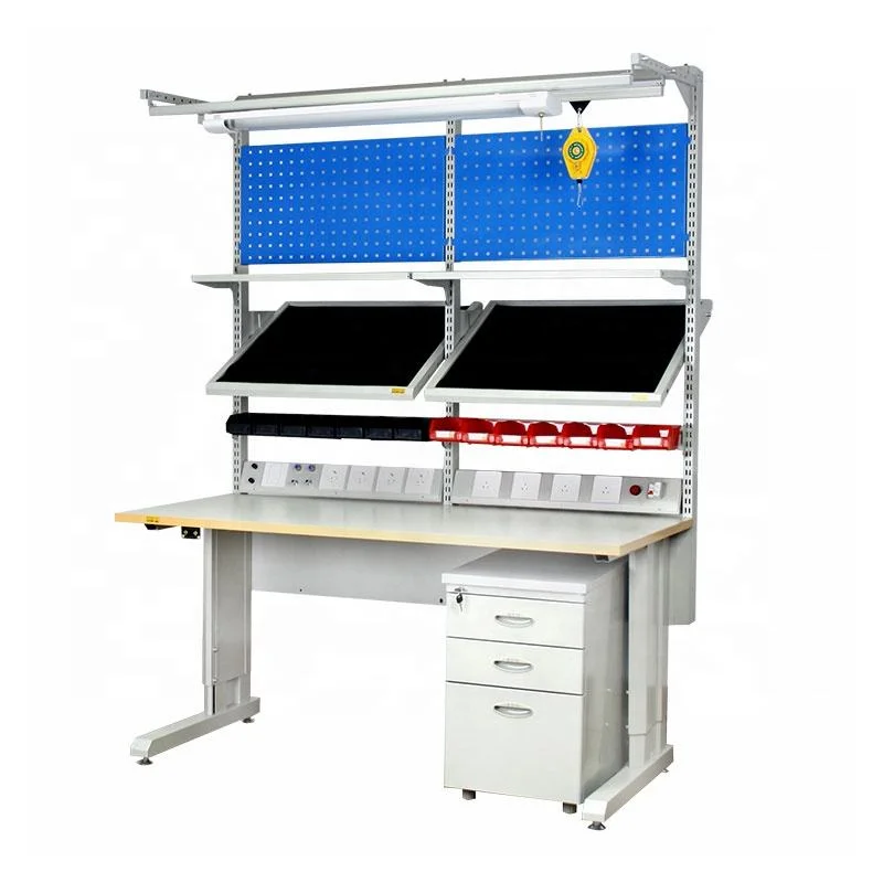 High quality/High cost performance  Steel Workbench with Tool Carts and Storage Cabinets