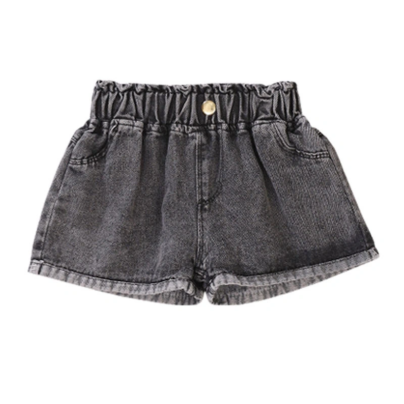 2023 Girls' Denim Shorts Youth Girls' Summer Shorts Children's Love Clothes Children's Jeans Youth Short