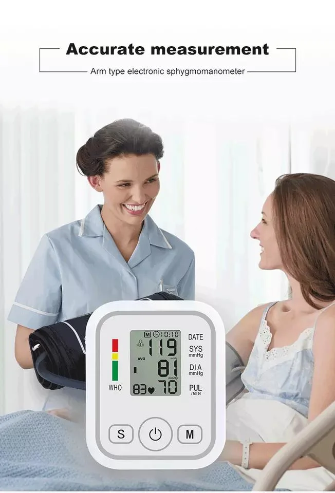 ARM Automatic BP Monitor pphygomanometer قياس الآلة قياس الدم الإلكتروني الرقمي الضغط