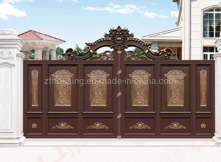 Attractive Latest Aluminum House Main Gate Design for Villa Gate