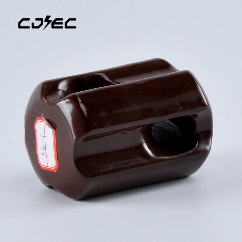 Low Voltage ANSI Standard 54-1 Brown Porcelain Stay Guy Strain Insulator Exported to Kenya and Bangladesh