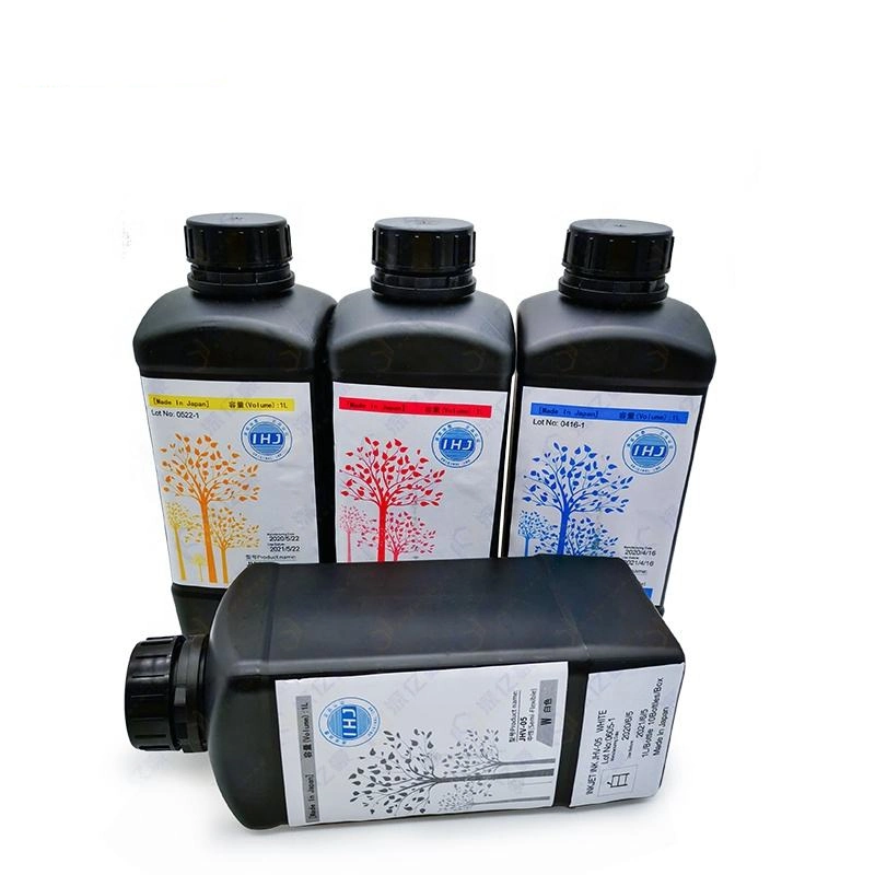 Original Sakata Inks for Toshiba CE4 CE4m Printer Head Invisible Stamp UV Ink Screen Printing Japan Jhv Sakata UV Ink for Kt Board Acrylic Leather Wood Glass