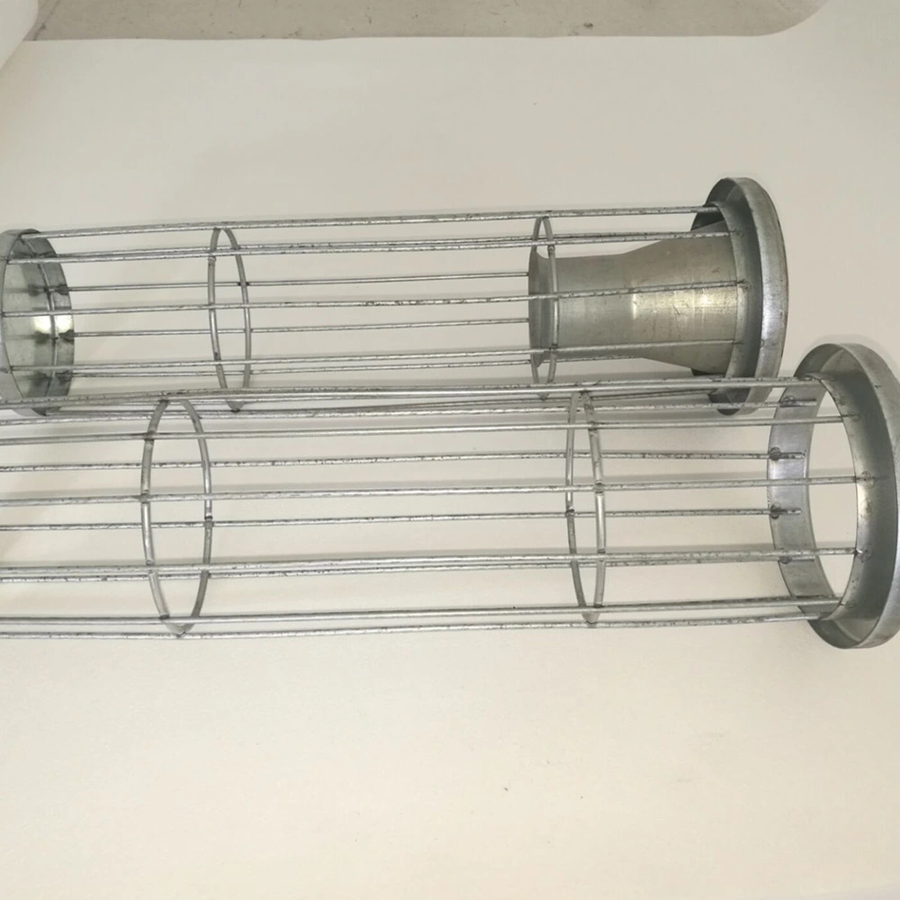 Industrial Dust Collector Fittings Galvanized Steel Filter Bag Cages