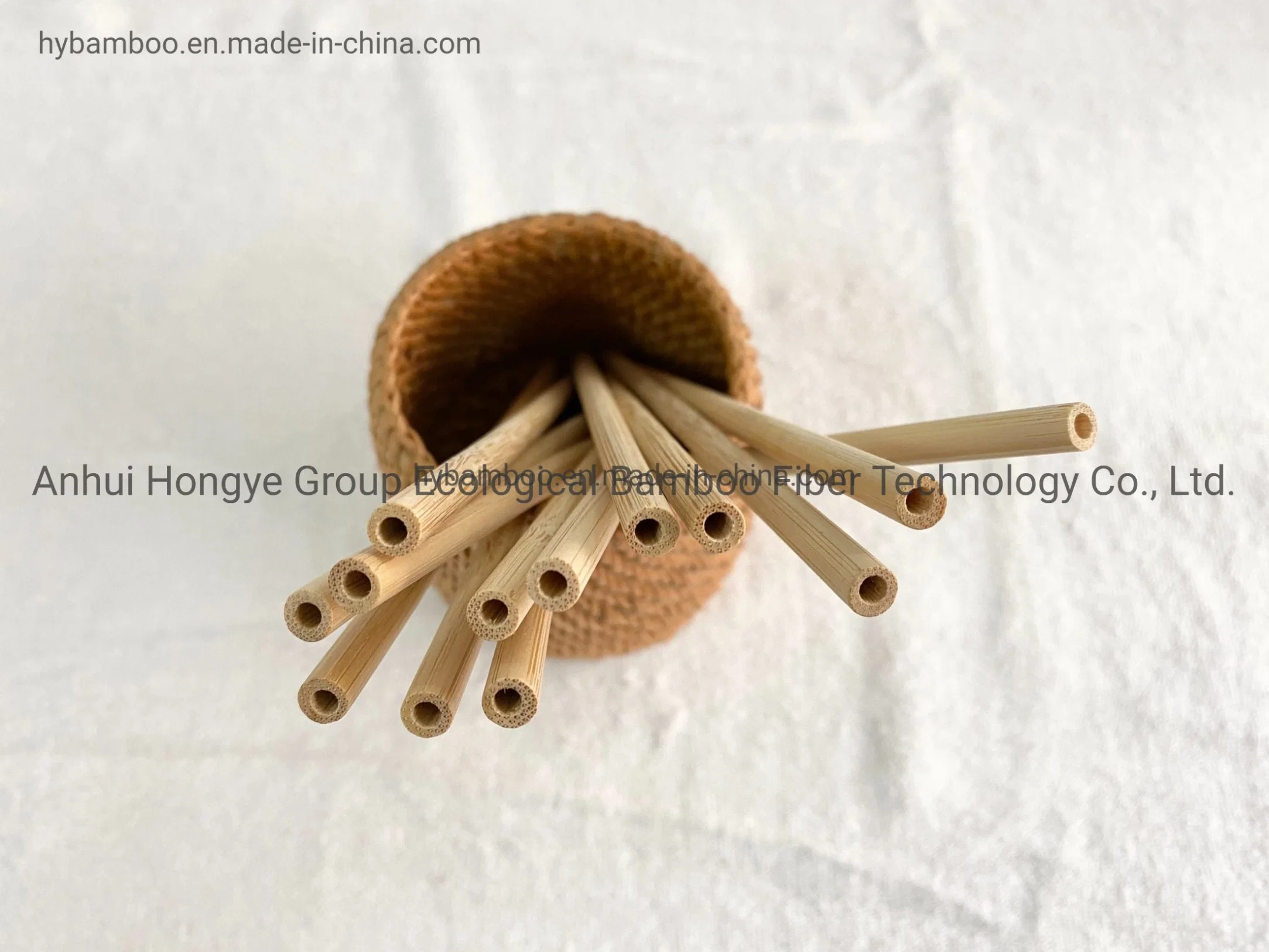 Disposable Carbonization 100% Bamboo Straw