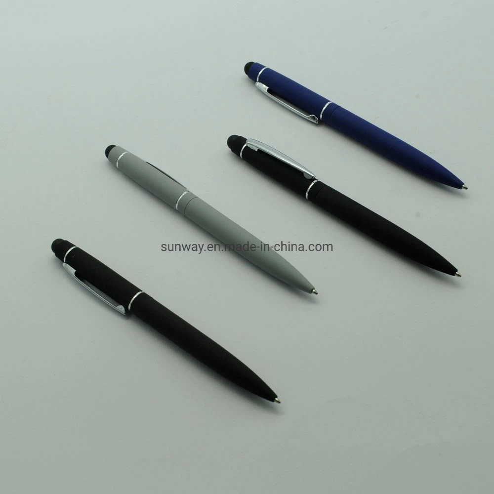 Stylus Touch Screen Twisty Metal Ballpoint Pen for Android Phone