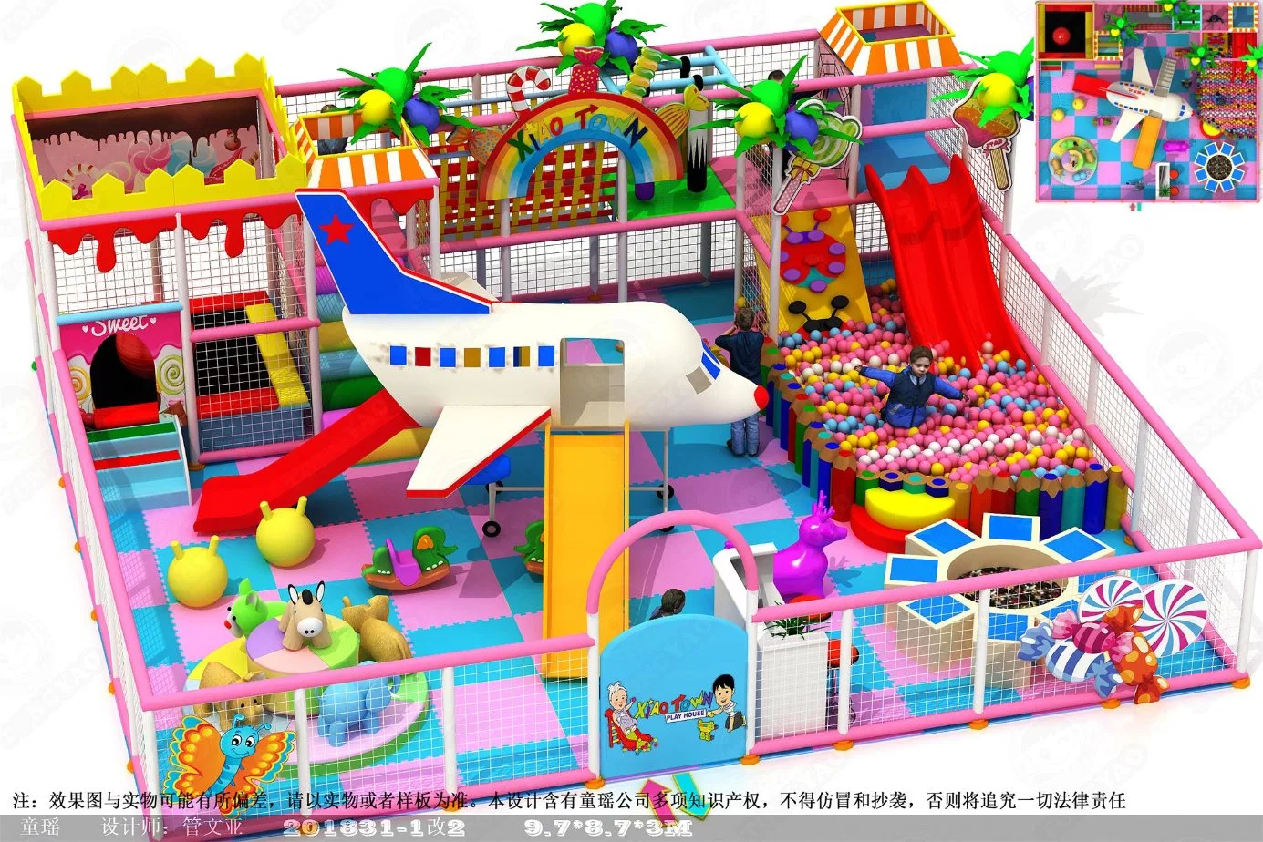 Candy Theme Indoor Playground (TY-140313)