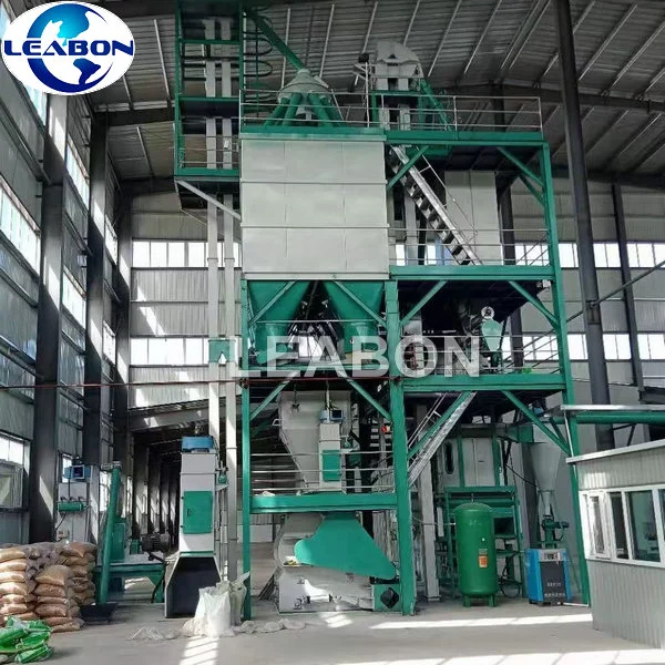 2-3t/H Complete Cattle Sheep Poultry Feed Pellet Production Line Processing Extruder Machine