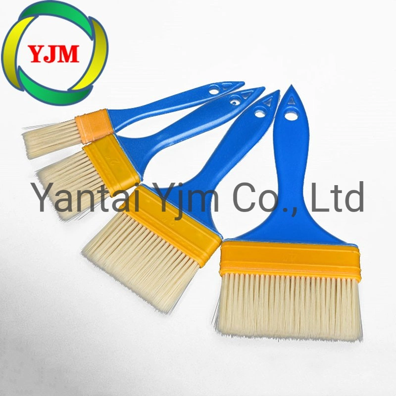 Hot Deals 1"/2"/3"/4" Good Quality Flat Paint Brush with Plastic Handle, for DIY Painting, Paint Brush, Oil Brush, Dust Cleaning, Industrial Implant Brush