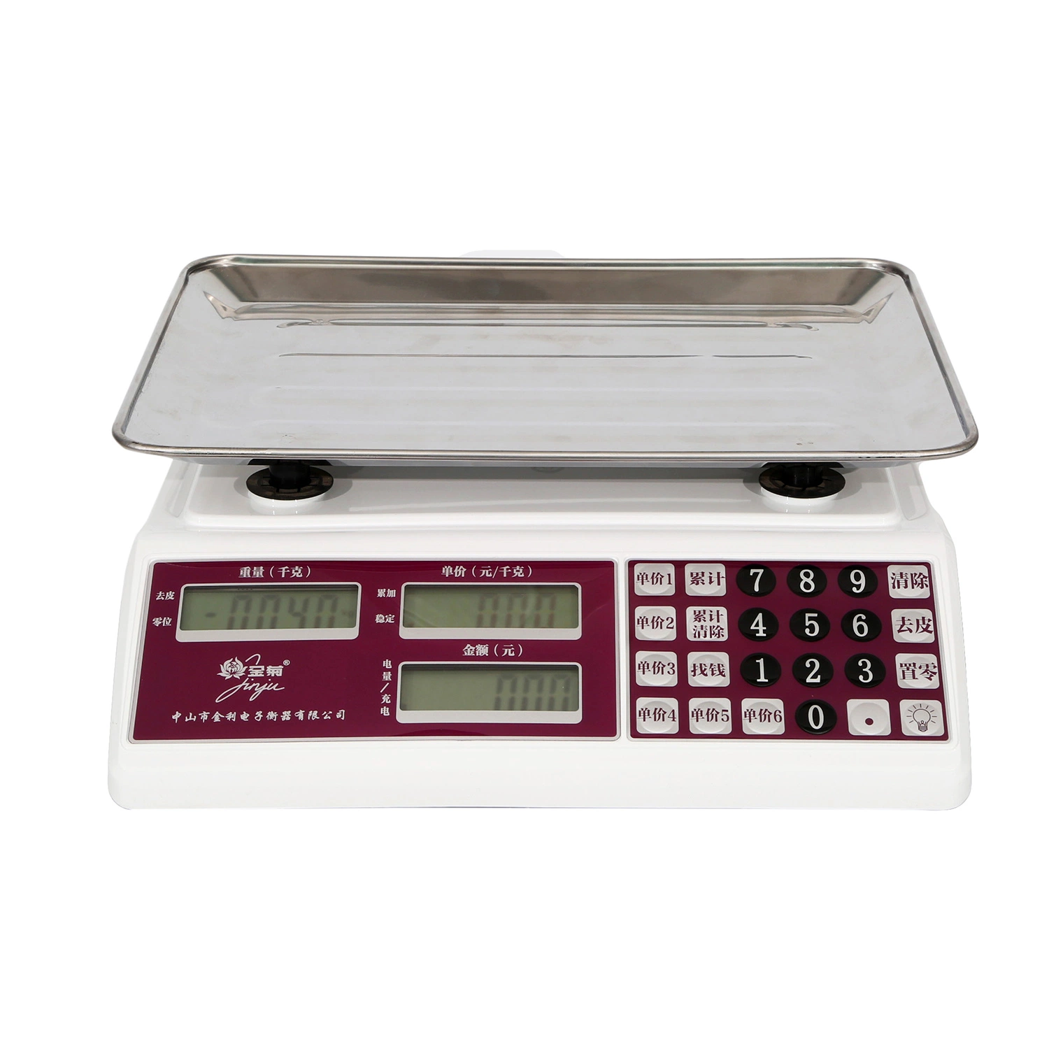 Digital 30 Kg Price Computing Electronic Balance Weighing Commercial Scale with Stainless Steel Keyboard