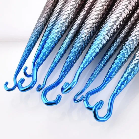 10pcs fish Hook مستحضرات التجميل فرش فرشاة إعداد خادمة ثلاثية الأبعاد