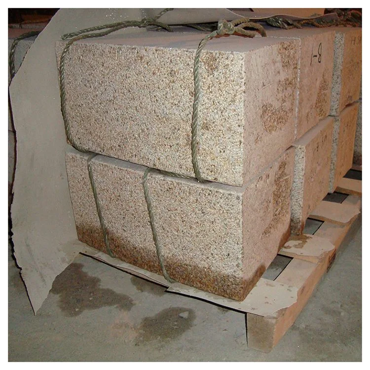 Yellow Granite Paving/Cube/Kerb/Cooble Stones for Landscaping/Parking/Driveway/Walkway Construction Projects