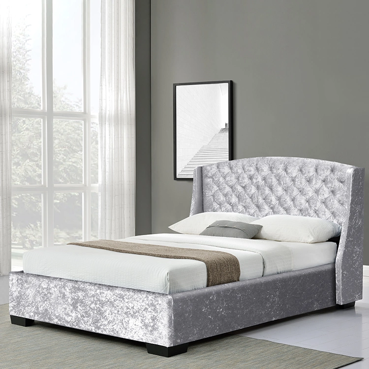 Willsoon Furniture 1177 Cadre de lit à baldaquin Double/Roi/Reine Style américain Mobilier de chambre