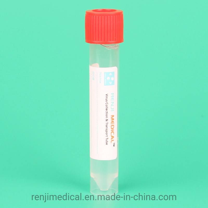 10ml PP Medical Disposable Inactivated Virus Sampling Tube for Virus Test Kit