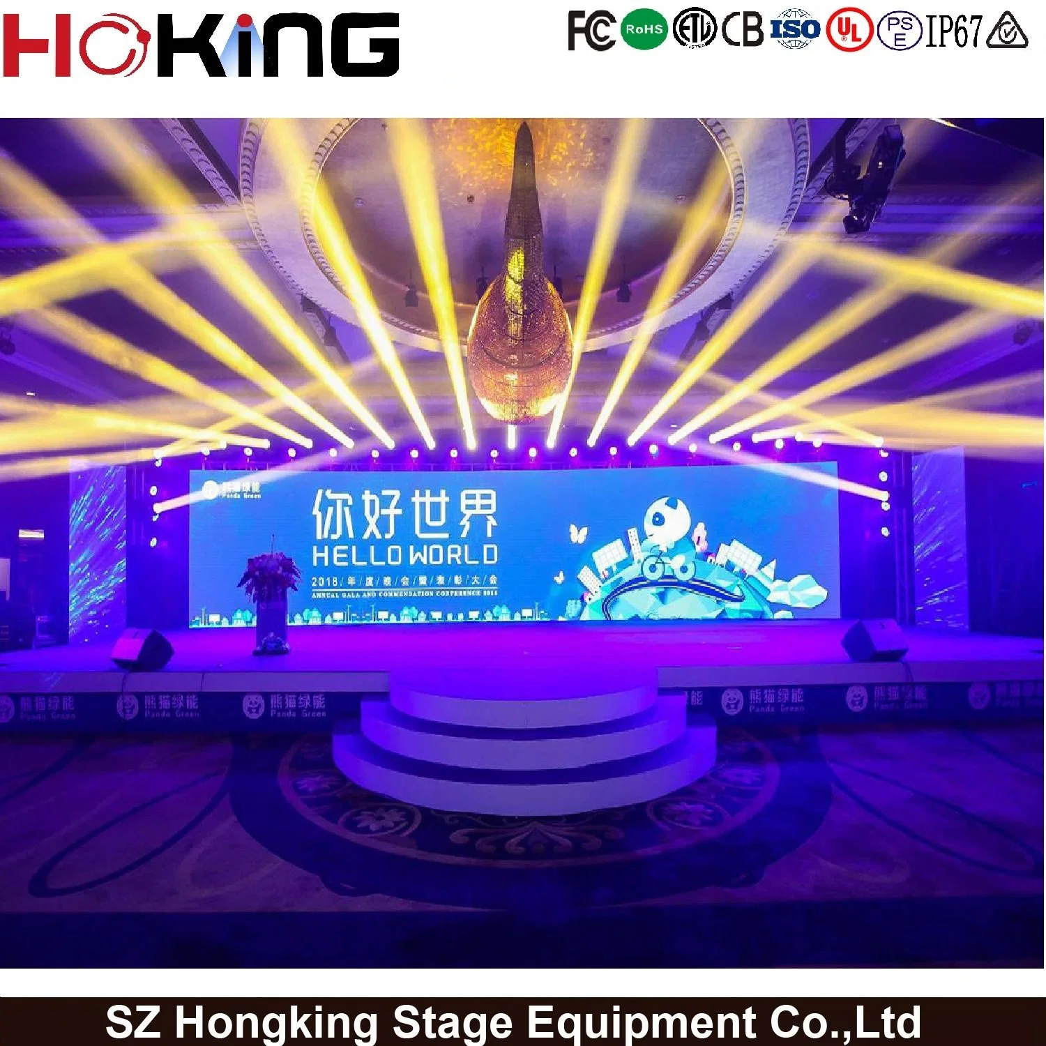 Indoor Advertising Entertainment Venues High Quality P5 LED Display