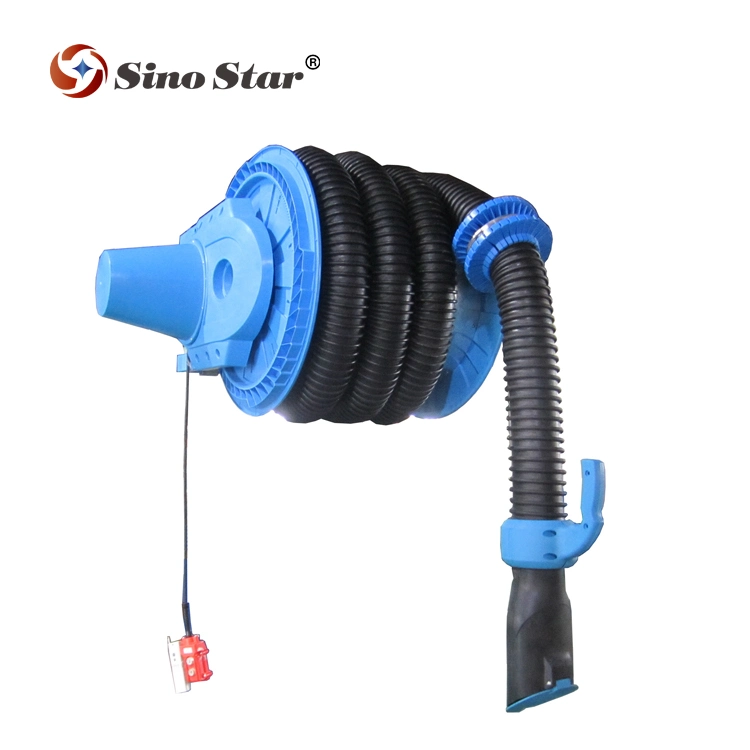 Fs-200915208e Hot Sale 8 Meters Electrical Plastic Auto Exhaust Extraction System Hose Reel