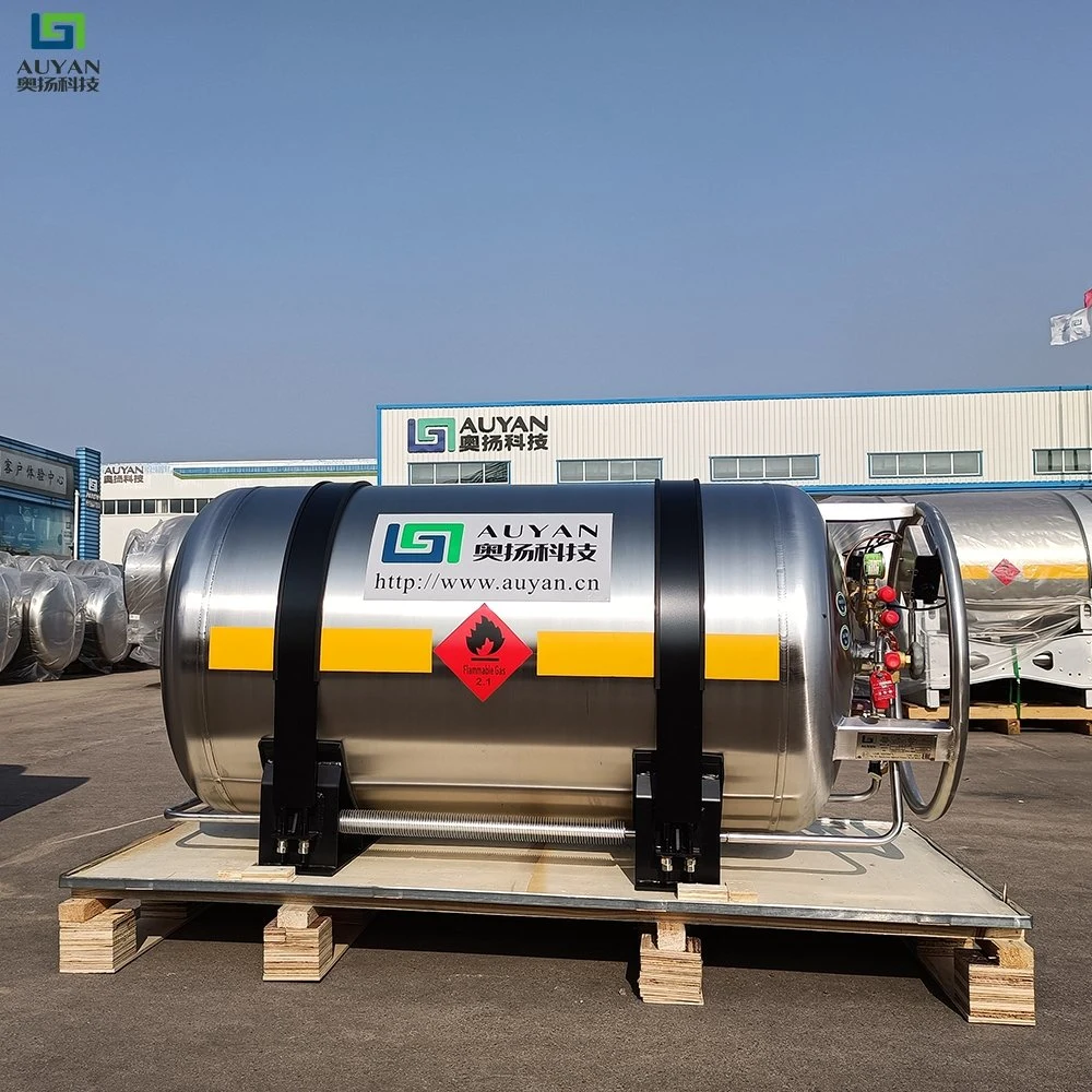 Stainless Steel Pressure Vessel Liquid Nitrogen Container Hydraulic LNG Gas Cylinder