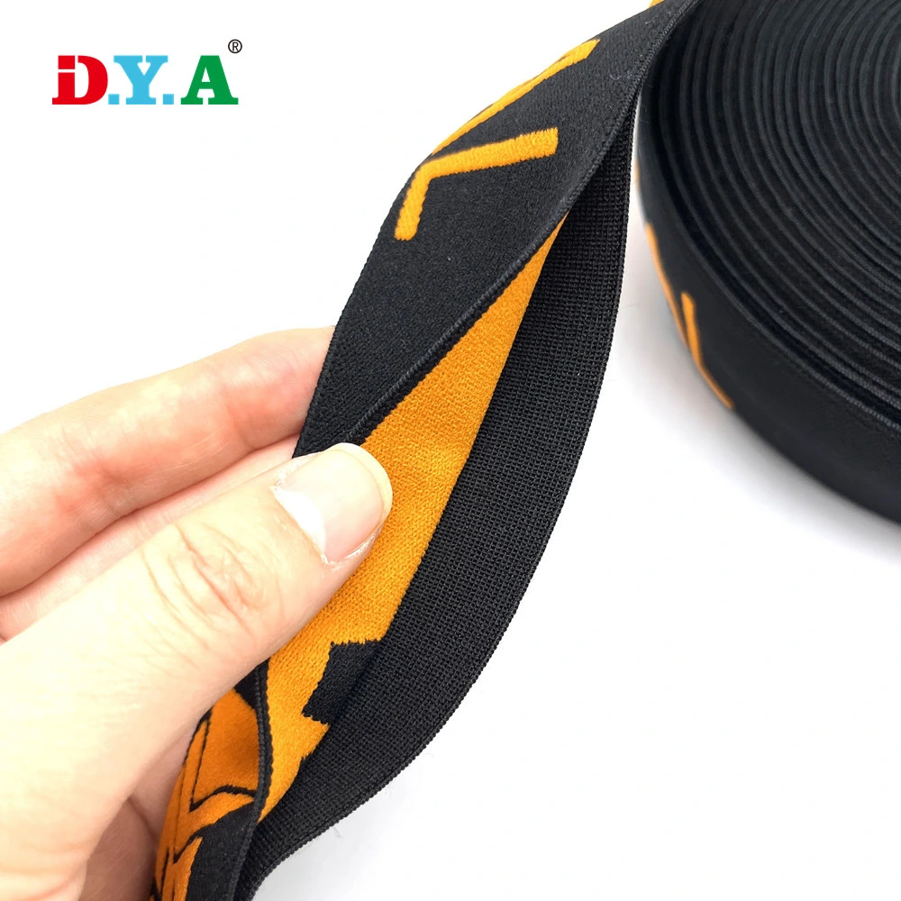 Factory Wholesale/Supplier 4cm Y-Type Open Side Custom Jacquard Elastic Band Double-Sided Velvet Elastic Pants Belt