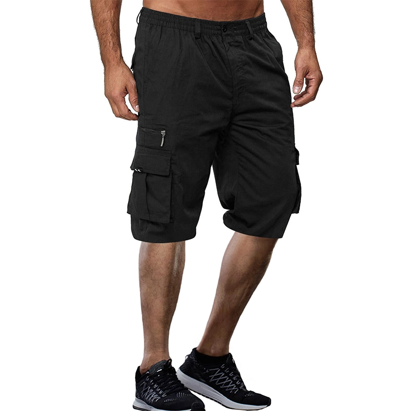 Großhandel Sommer Cargo Shorts Custom Herren Loose Sport Arbeit Casual Outdoor Kurze Hosen Multi Pocket Streetwear