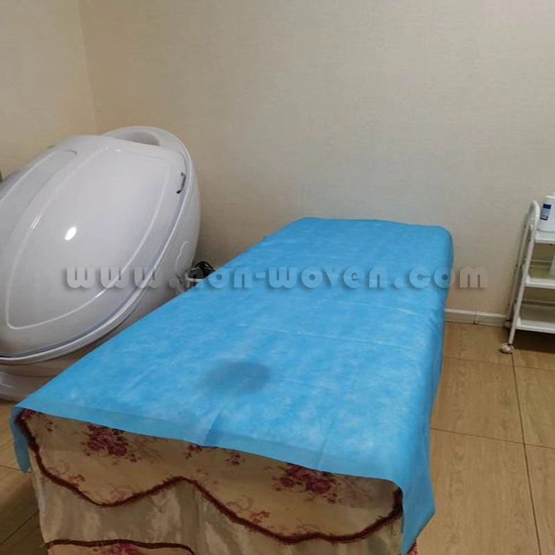 Ropa de cama desechable no tejida, sábanas de mesa de masaje, ropa de cama SPA, sábanas médicas, colchas de hospital, rollo de cama de hotel, Hojas de camilla para Incontinencia