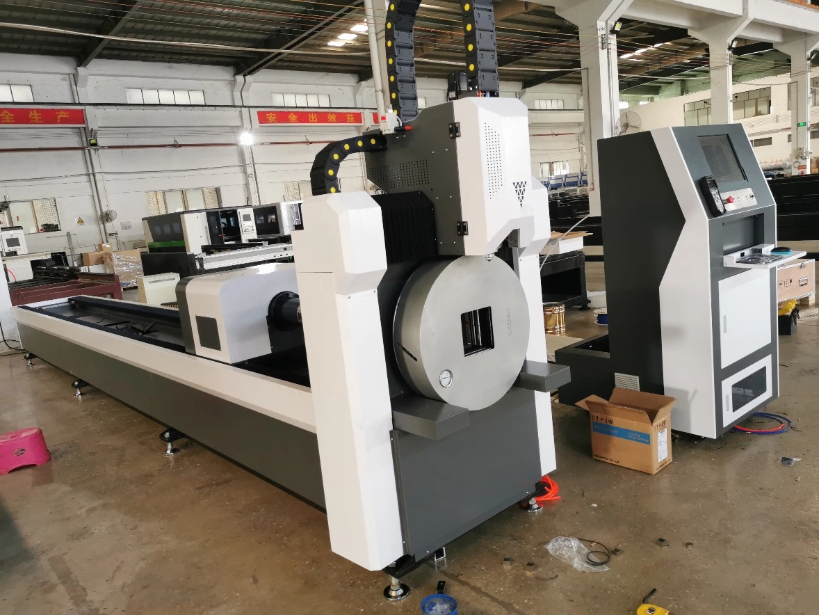 Industrial CNC Laser Equipment Metal Tube Pipe Fiber Laser Cutting Tube Machine Metal Tube Laser Cutter Tube Laser Cutting Machine