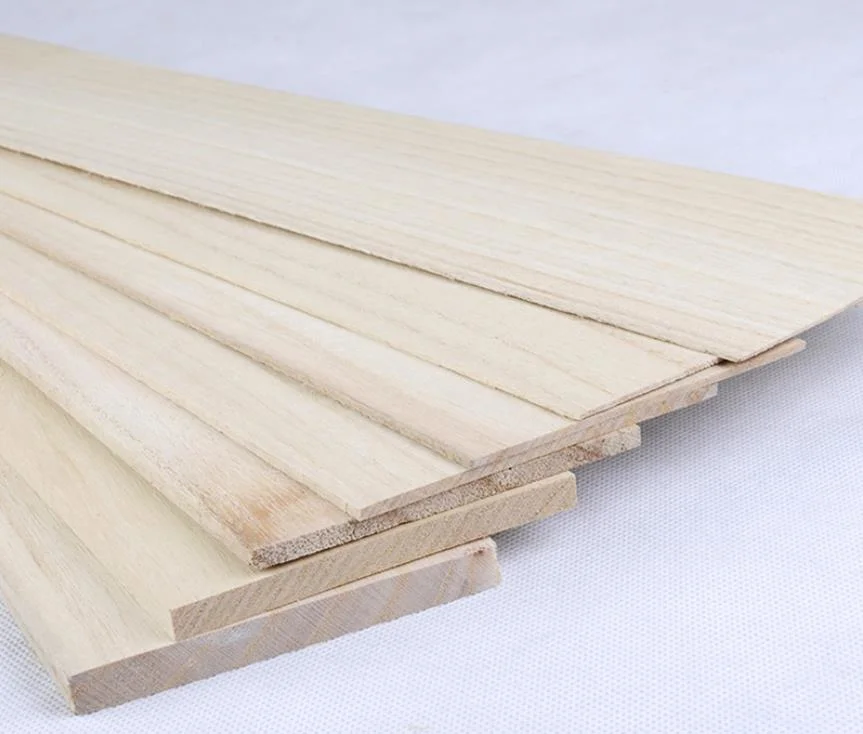 DIY Handmade Thin Wood Sheet Narrow Board 10 Cm Cork Sheet Aircraft Building Template Board