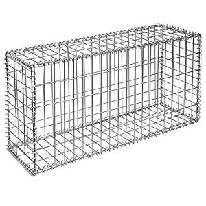 Zinc Coated Landscape Stone Cage Garden Fence Welded Mesh Gabion Basket