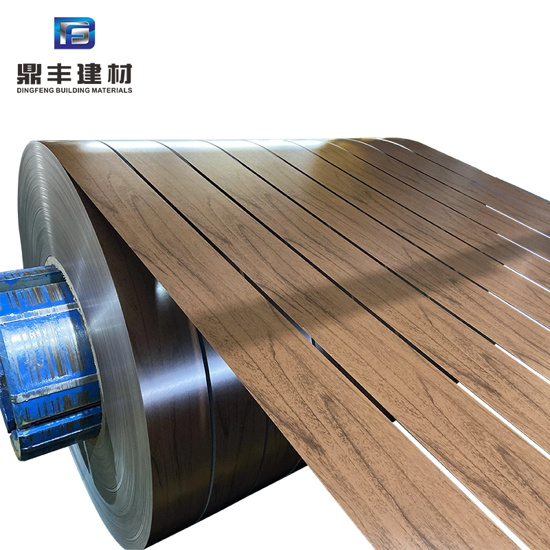 Aluminum Coil and Strip Wooden Color for Rolling Shutter in China