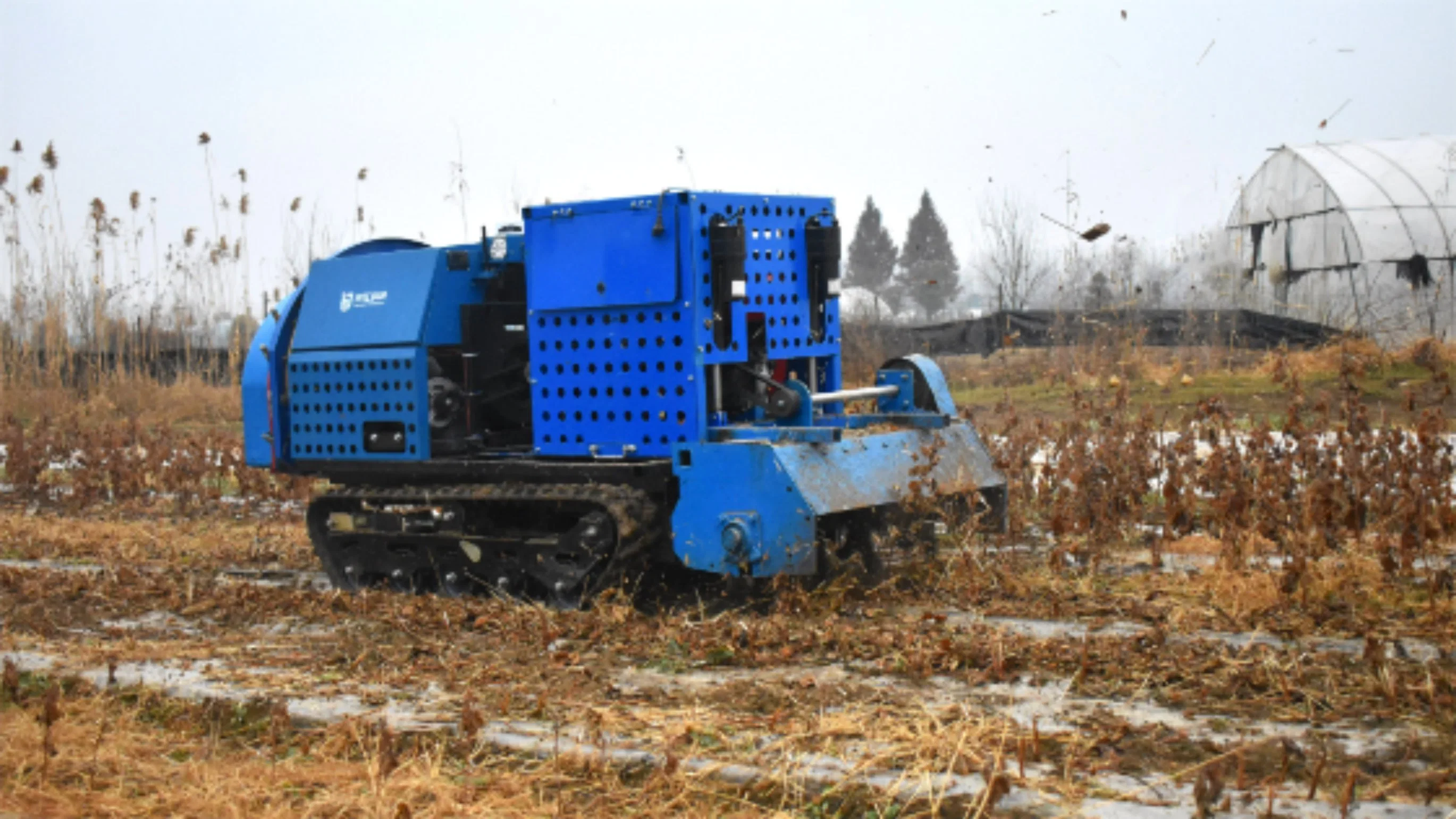 Fernbedienung Unbemannter Mäher Orchard Sprayer Landwirtschaftlichen Roboter Transportiermaschine