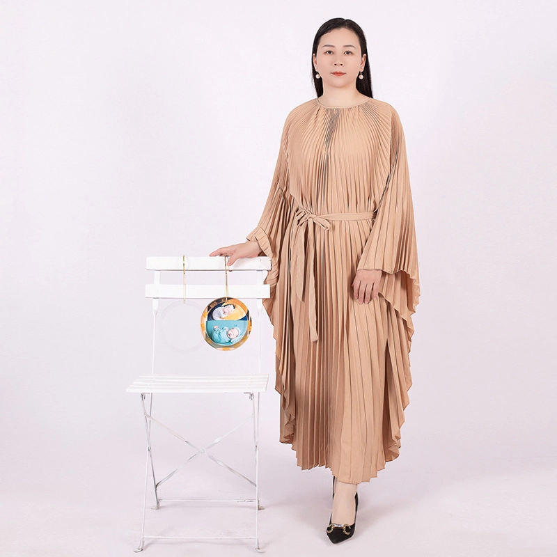 Tianbao Fold Clothinggarment Factory Large Size Women&prime; S Dress Evening Dress