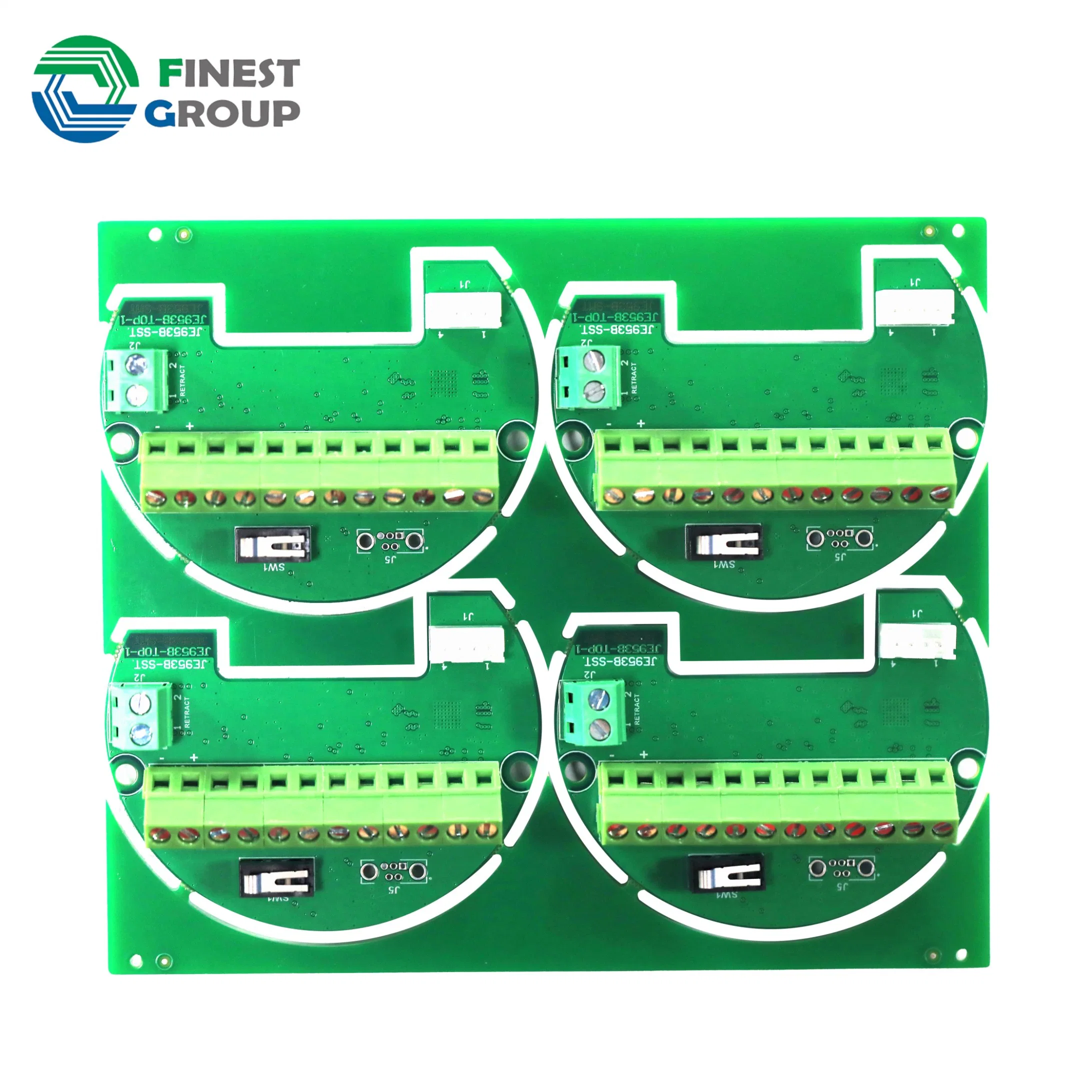 Assemblage de PCB en ligne, carte de circuit imprimé à montage en surface (CMS) à simple face, noyau métallique en aluminium revêtu des deux côtés, PCB personnalisé en ligne.