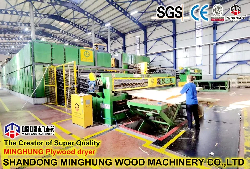 Birch Roller Veneer Dryer Machine for Woodworking Plywood Machine