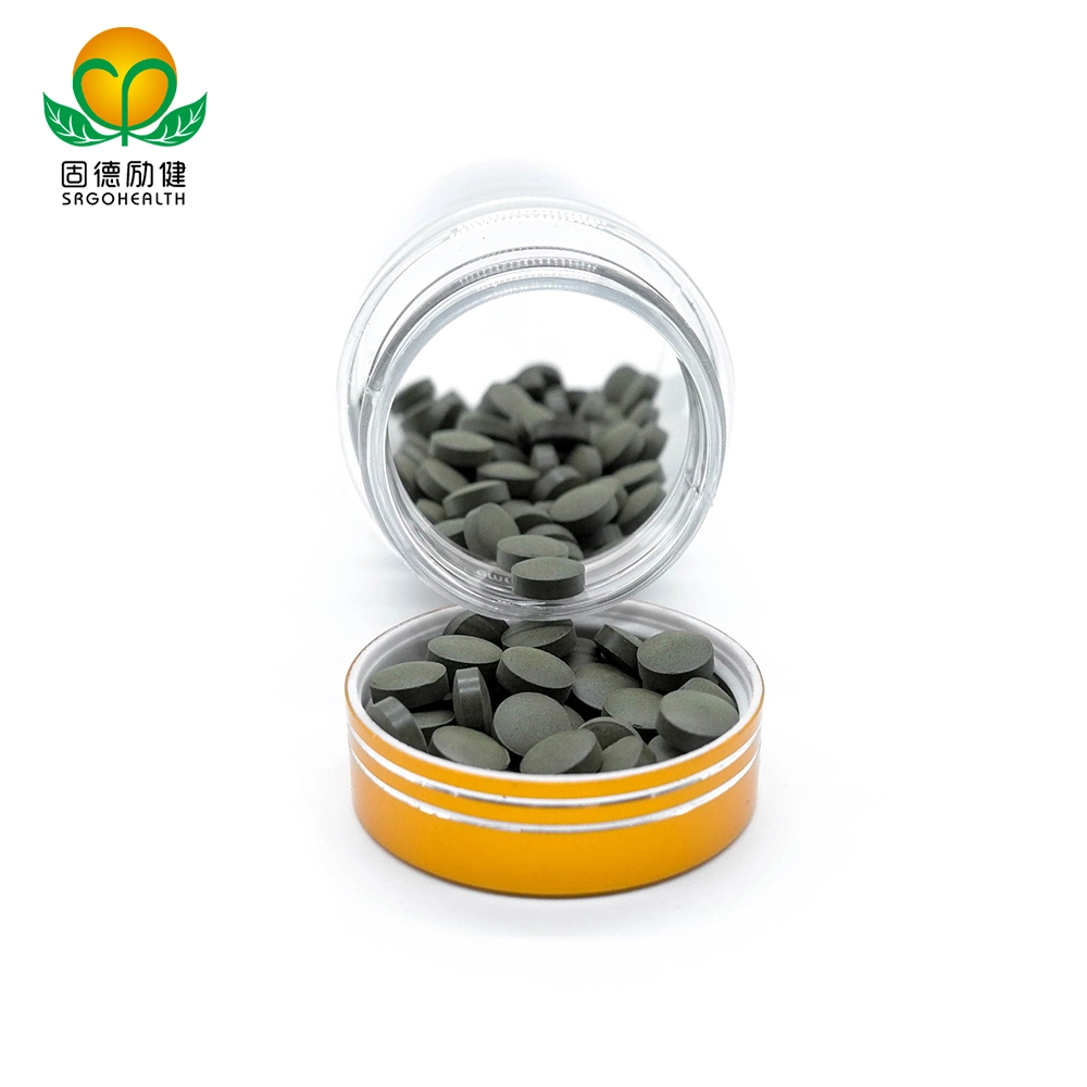 OEM Private Label Green Food for Losing Weight Spirulina & Ginseng Mixed Tablet