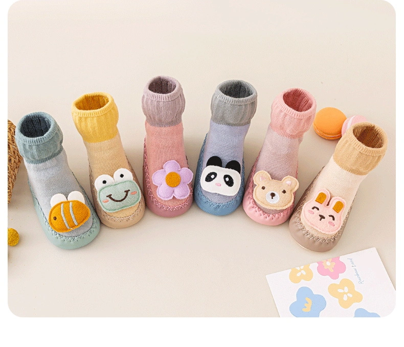 Soft Wrist Foot Rattles Animal Rattles Foot Finder Puppy Baby Socks