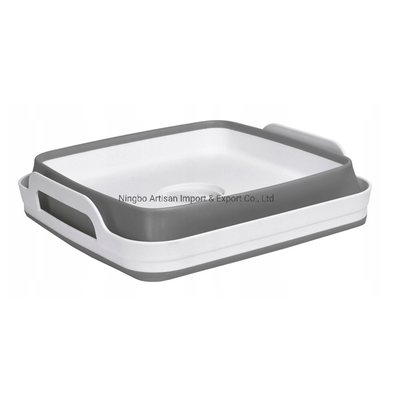 Quality Foldable Kitchen Plastic TPR Drain Basket