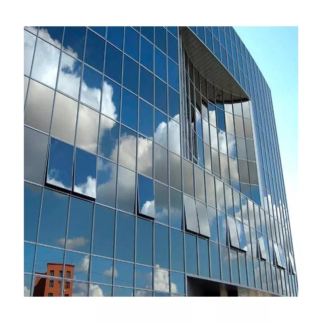 Hidden Frame Glass Facade Curtain Wall Price