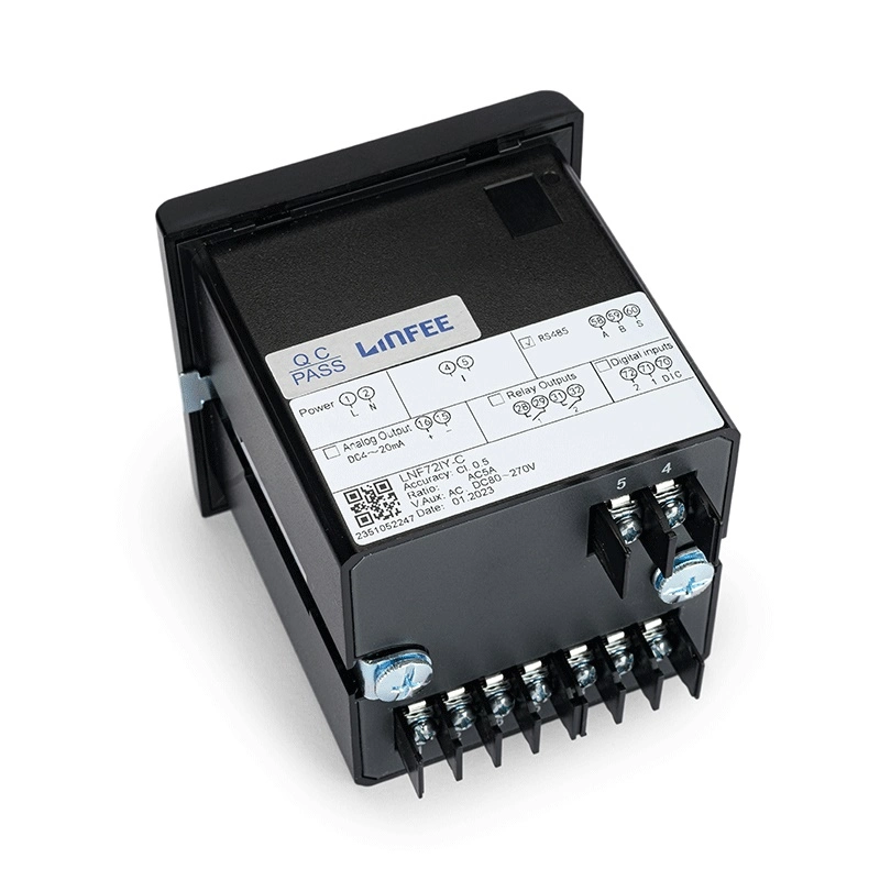 LCD Display Single Phase Current Programmable Digital Ampere Meter with Optional