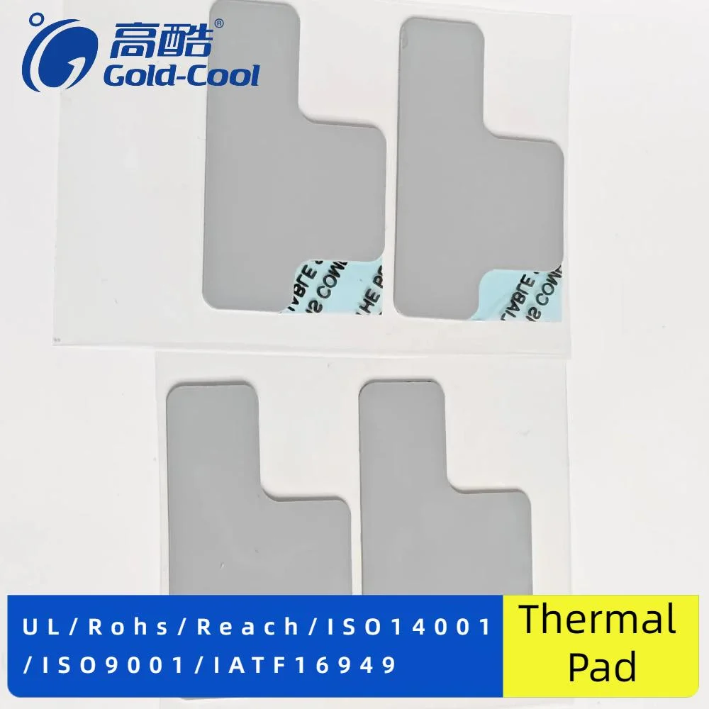 CPU Chip Heat Dissipation Silicone Pad, Notebook Insulation Heat-Resistant Flame-Retardant Conductive Silicone Film