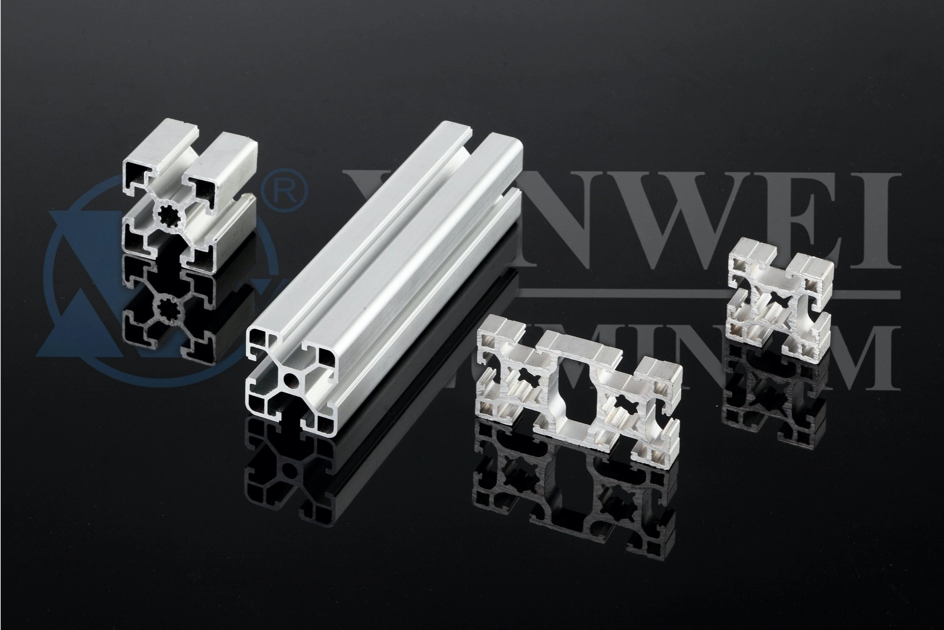 6063 40X40 50X50 T Slot Linear for Office Alloy Door Track Corner and Sliding Door Aluminum Profile