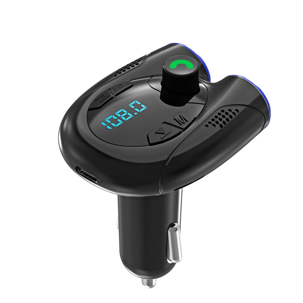 Двойной зарядное устройство USB Bt Handsfree MP3-плеер автомобильный FM-передатчик