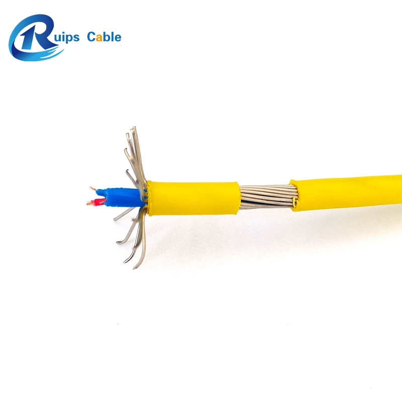 Oil Well Double Armoured Cable for Harsh Environment Detecting Electro-Optical Coaxial Tow Cable