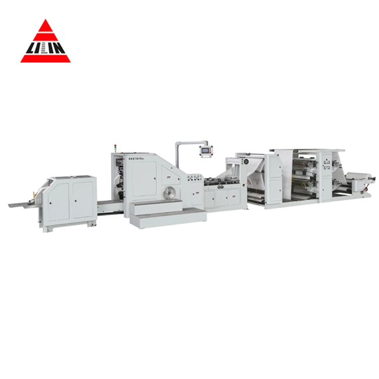 Hot Products Lsb-330XL+Lst21100 Automatic Square Bottom Paper Bag Making Machine Production Line with Printing