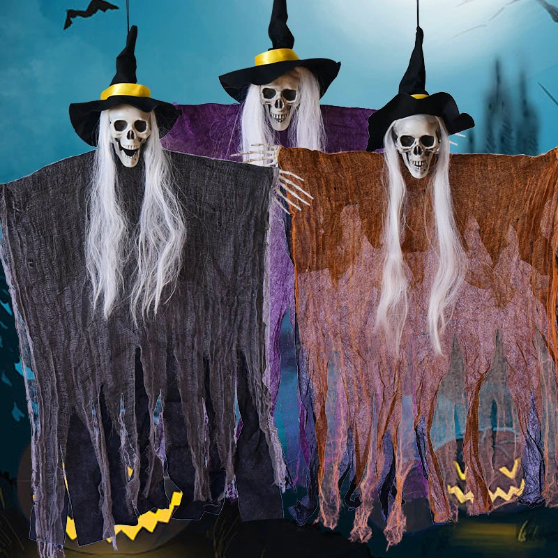 2023 Popular de buena calidad Fiesta de Halloween decoración Creepy Yarn Cloth Suministro de fábrica