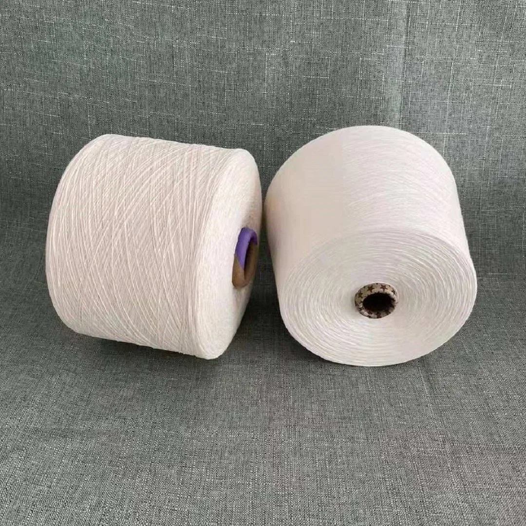 Csy Polyester Ne16+ 50d Spandex Core Siro Spun Yarn for Denim