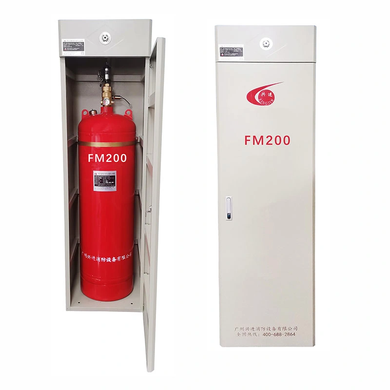 70L Cabinet Firefighting Suppression Equipment Filled with FM200 Without Pipeline