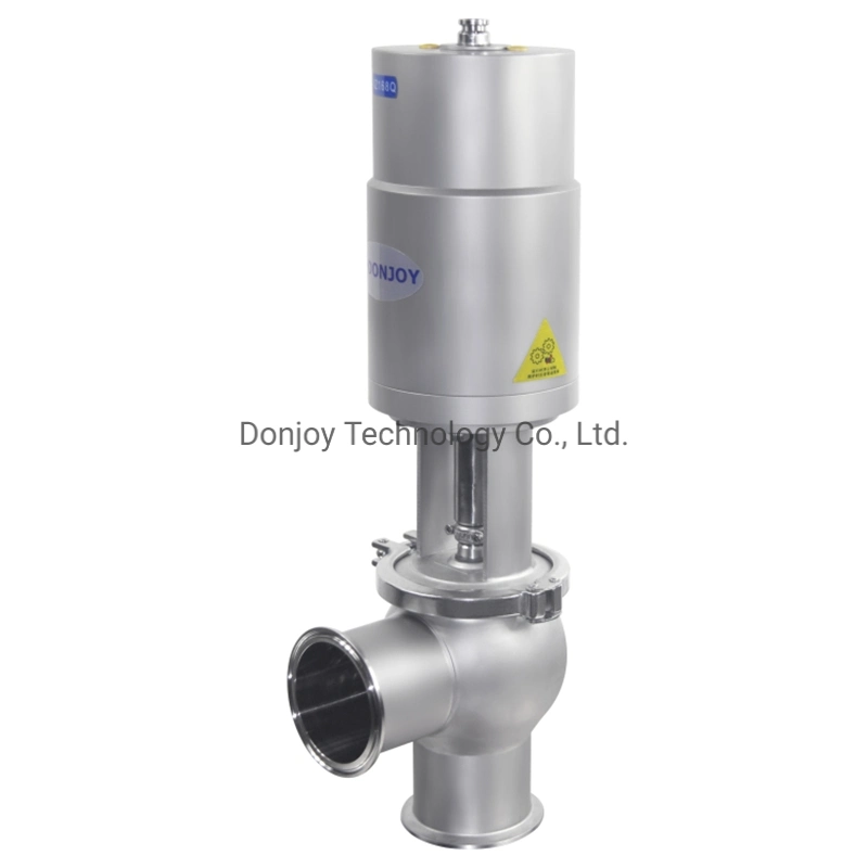 FDA Stainless Steel Divert Seat Valve with Stainless Steel Actuator