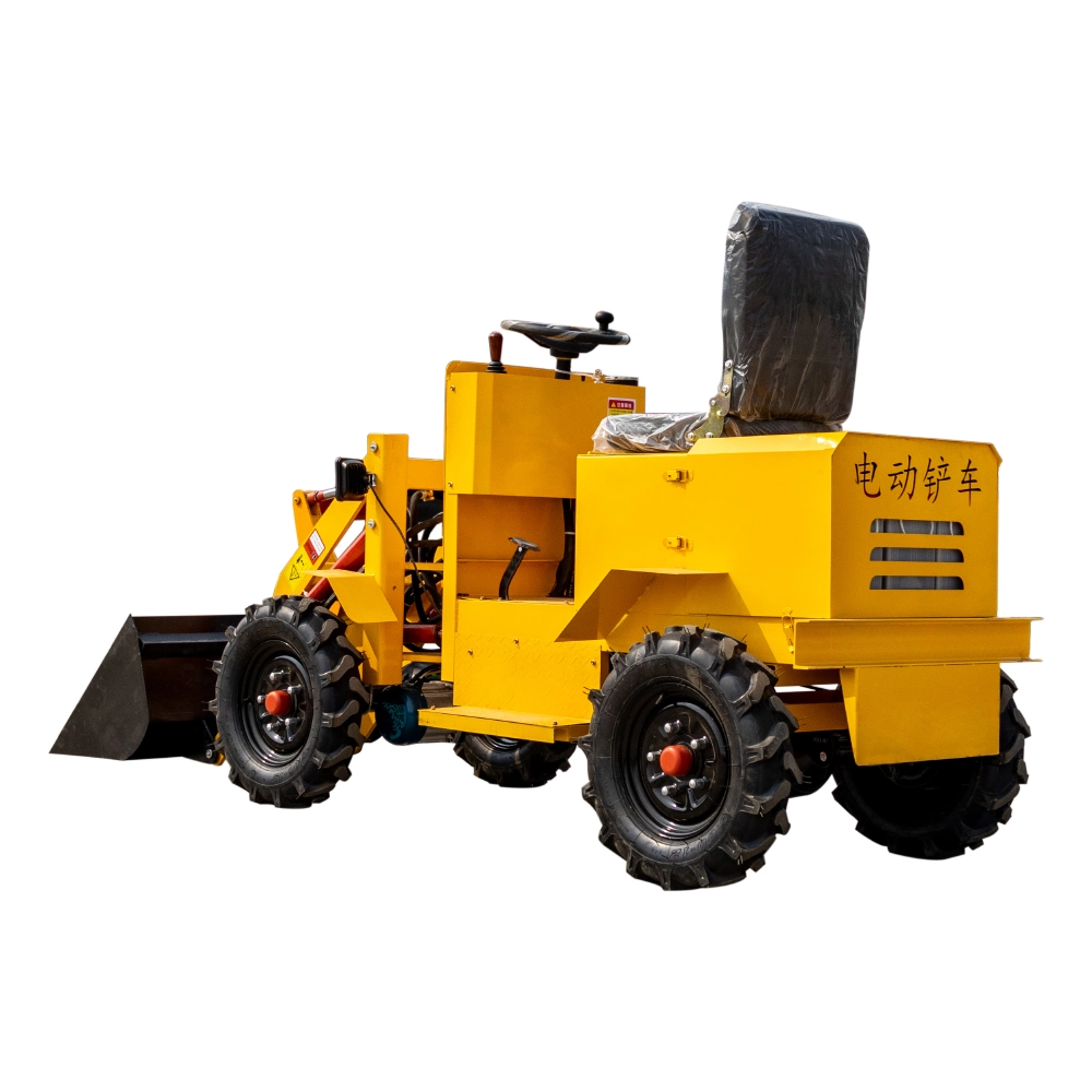 Good Quality Factory Directly Small Mini 4 Wheel Drive Electric Loader with Great Price