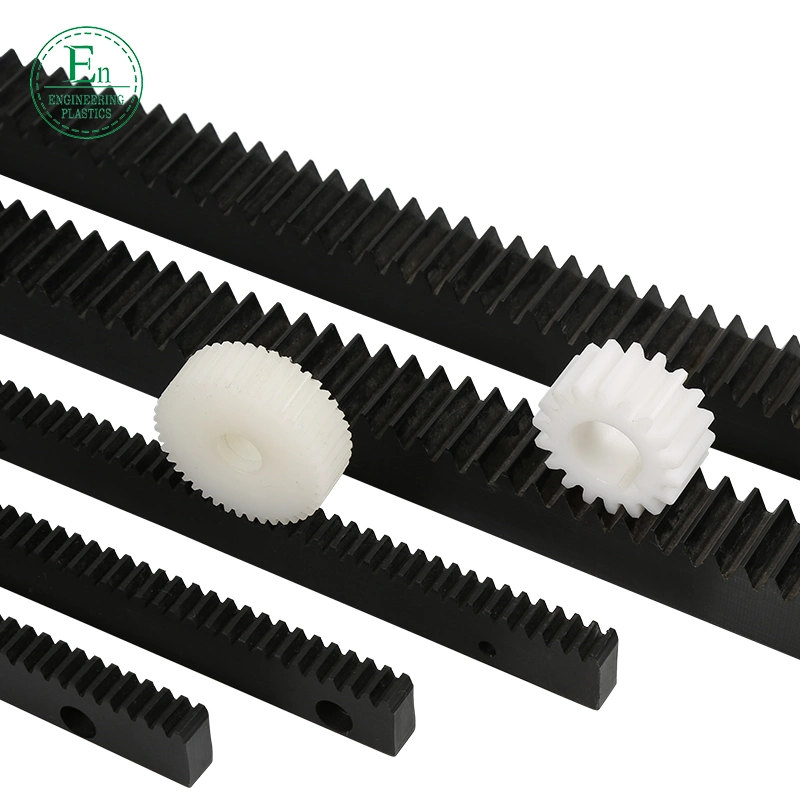 Engineering Plastics Acetal Gear Rack em material Virgin