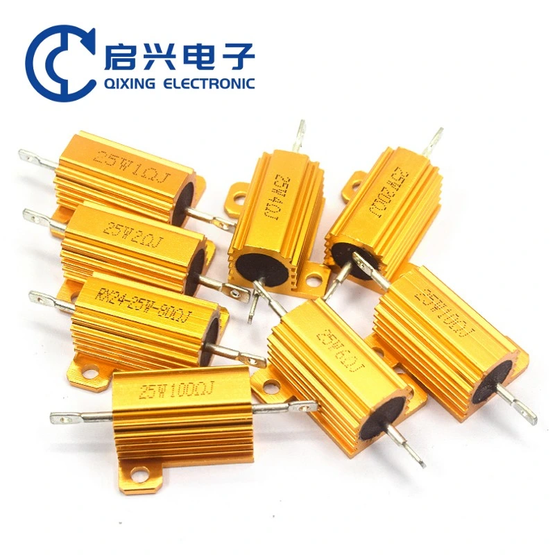 Gold Aluminum Shell Resistance Aging Load Resistance Rx24-5W 10W 25W