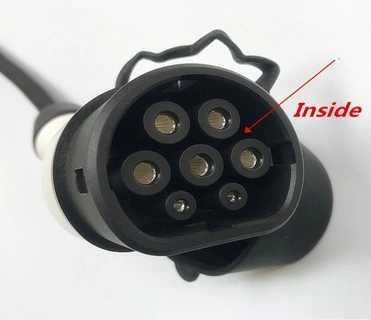 Built-in Adapter Pin Jack for Electric Vehicle Charging Cable